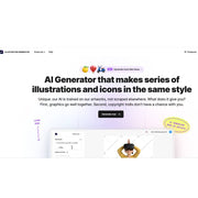 AI Illustration Generator – Create Consistent, Commercial-Ready Illustrations from Text or Images
